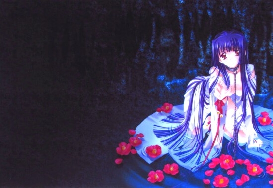 CARNELIANの絵画作品　タイトルは、深淵